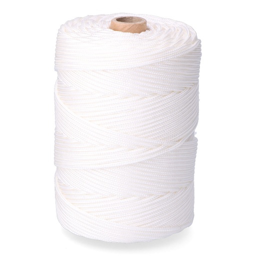 Cuerda Trenzada - Polipropileno - RIEL - 3mm - Blanco - 200 metros