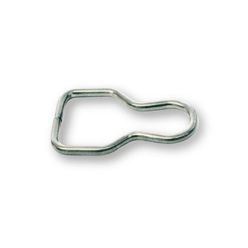 Anilla Anclaje Lona piscina - 25mm - Hierro Niquel