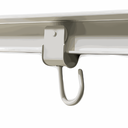 Riel Perfil Tira doble-T Aluminio Lacado Blanco (metro)