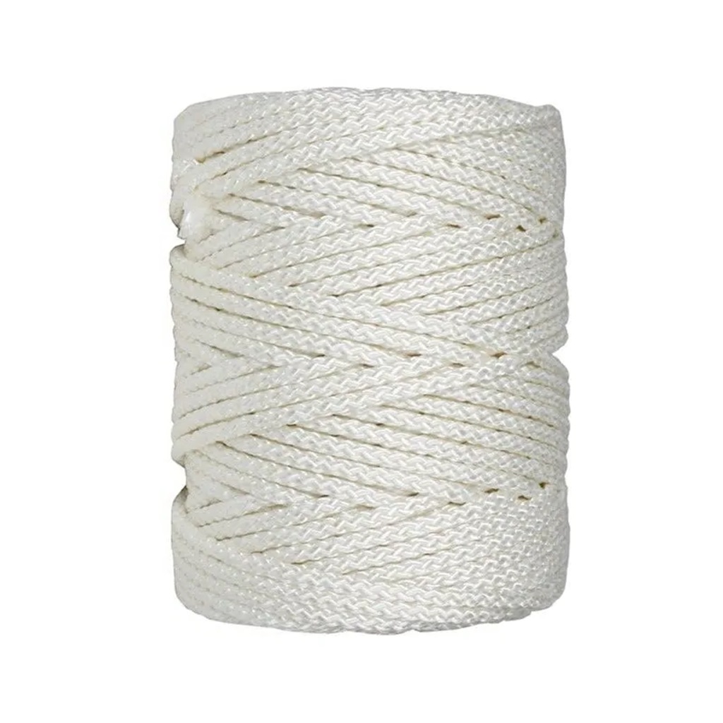 Cuerda Trenzada - Poliamida Alta Tenacidad - Blanco BRILLANTE