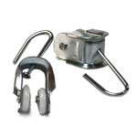 Correderas, currias toldo Acero Inoxidable c/gancho (100 ud.)