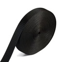 Cinta de poliéster - 47mm - 2.200kg - Surcos - Negro - TAULINER - Rollo de 100 metros
