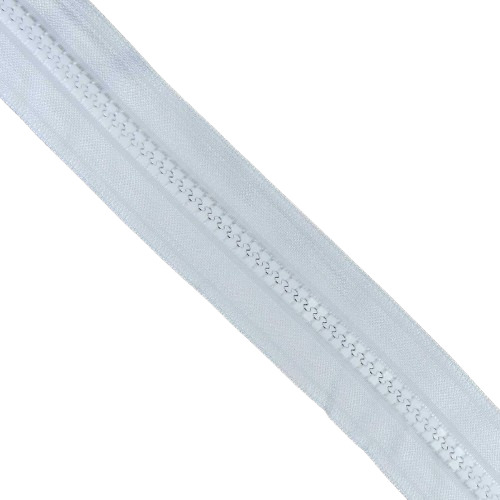 ​Cremallera Continua INYECTADA Malla N.10mm Blanca​ (100mts)