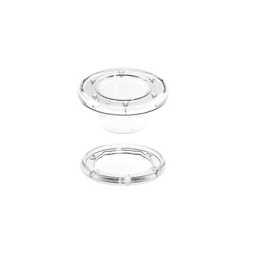 Ojales Plástico 10mm con arandela - Bolsa 1000 ud.