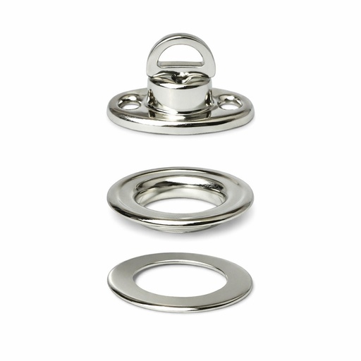 Cierre Torniquete GIGANTE - COMPLETO - SIN Cortes - Latón Niquel