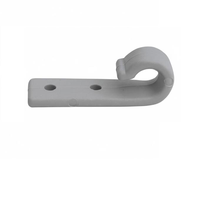 Gancho TIR N.2 Recto Poliamida 62x20x20mm Gris