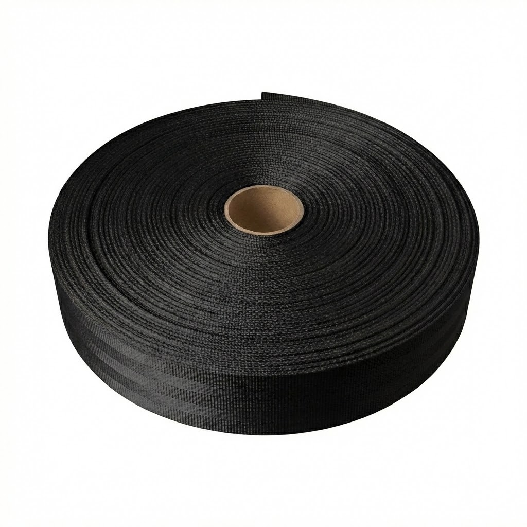 Cinta de poliéster tipo Cinturón Coche 47mm - 2300kg - Rollo de 25 metros