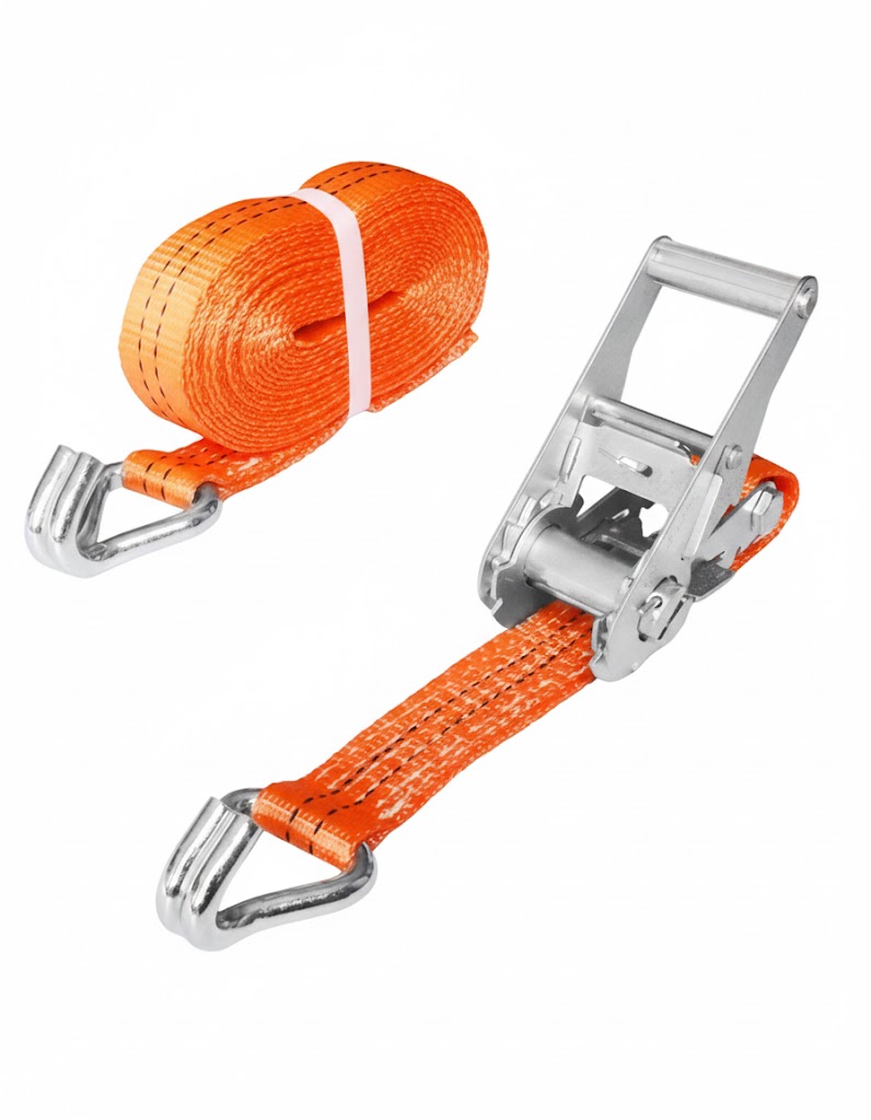 Conjunto Tensor - Trinquete de carga - 35mm - 2000kg - 5 metros cinta - 3200kg - Ganchos cerrados