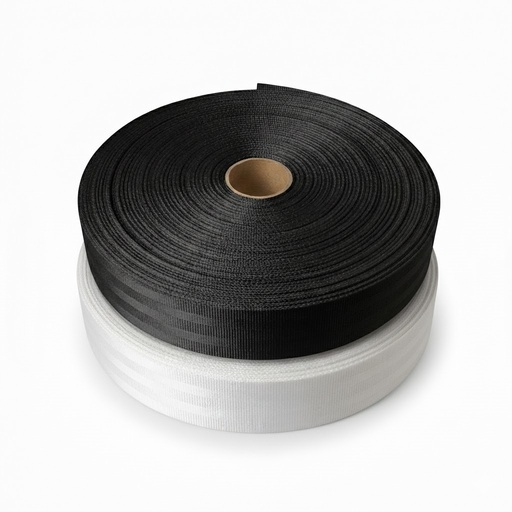 Cinta de poliéster tipo Cinturón Coche 47mm - 2300kg - Rollo de 100 metros