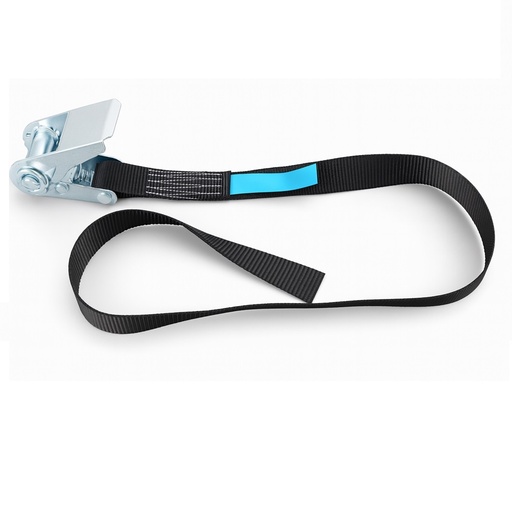 [40540251] Conjunto Tensor carga 25mm 800kg + 1 metro Cinta Surcos Negro s/gancho 400kg