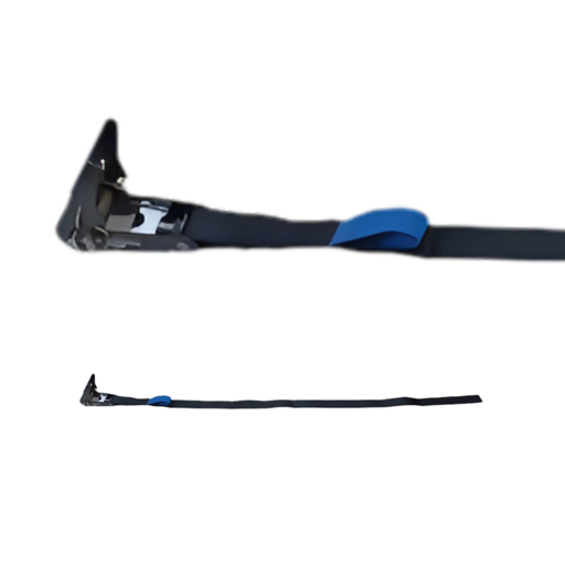 [40540251] Conjunto tensor carga 25mm 1.200kg surcos negro sin gancho 1m con hebilla tensor 25mm sencilla 0.8Tn