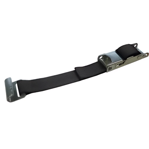 [55105120] Hebilla Tensor Lona 50mm CON seguro INOX 1300kg. con 90cm cinta con gancho plano CINCADO TAULINER