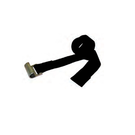 [40510020] Cinta Tensor de Lona - 47mm - con 90cm con gancho plano INOXIDABLE - TAULINER