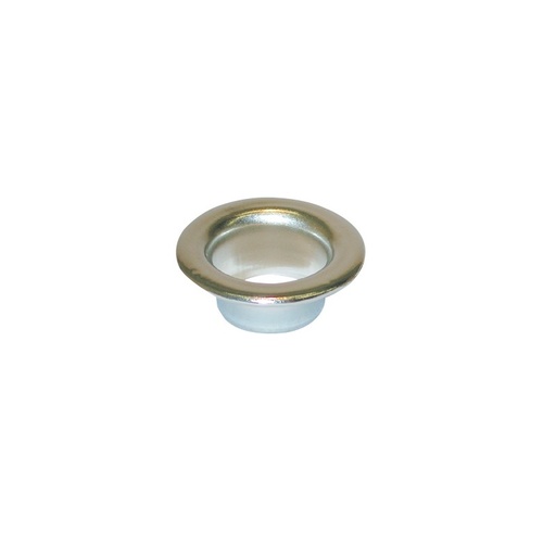 [77009624] Ollao N.2/11 - DOBLADO (ø11.5mm) - Latón Niquel - SIN Arandela - Bolsa 1000 ud.