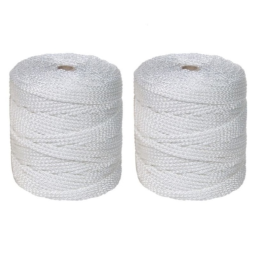[40710060] Cordón Trencilla Poliamida 4840/6 Blanco BRILLO 2kg