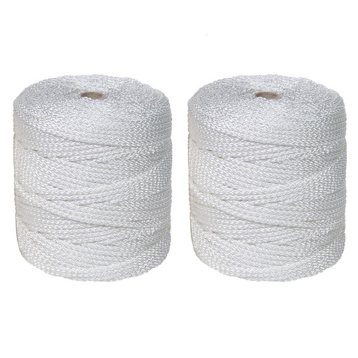 [40710060] Cordón Trencilla Poliamida 4840/6 Blanco BRILLO 2kg