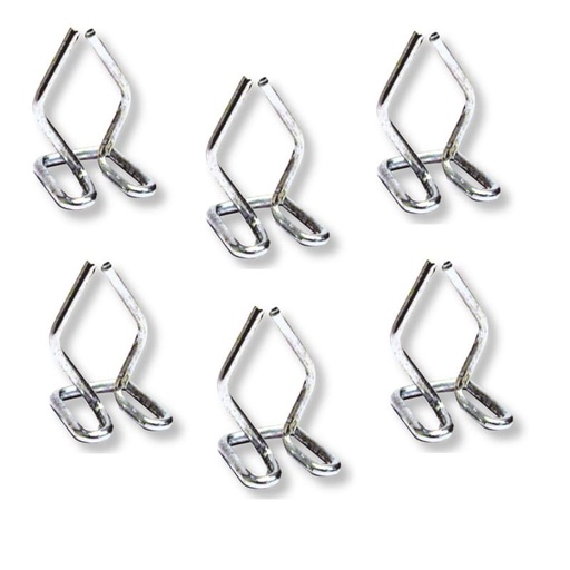 [50131012] ​Grapa Clip Toldista 21x15mm Acero Cincado (100 ud.)​