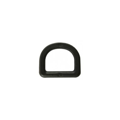 Piquete Anilla tipo "D" Mochila Plástico Negro