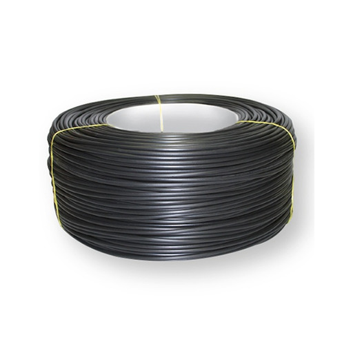 Cordón Macarrón Plástico Polietileno/PVC Negro – Rollo