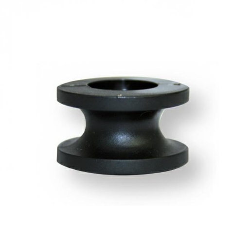 [50001135] Gancho Calamon Capota - Redondo - Poliamida - Ø13mm Interior - Ø25mm Exterior - Negro