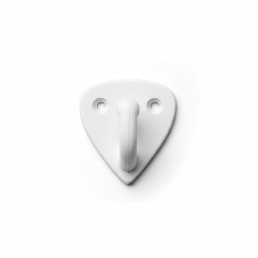 [50001004] Gancho Calamon Capotas - Triángulo - Poliamida - 27x27x27mm - Blanco