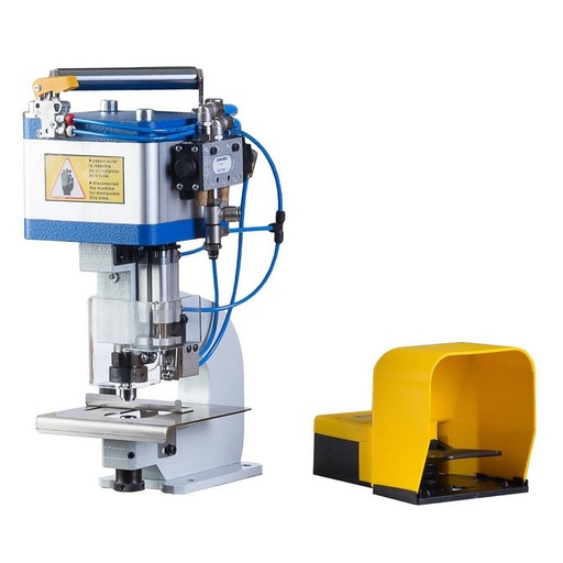 Máquina colocar Ojales Neumática Manual - J42N - Autoperforante - Para Ollaos de plástico hasta ø16mm y metálicos hasta ø13mm