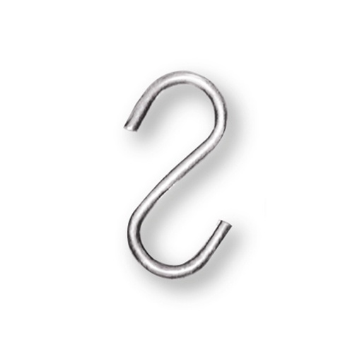 [44000359] Gancho Ese - 35mm - Acero Inoxidable