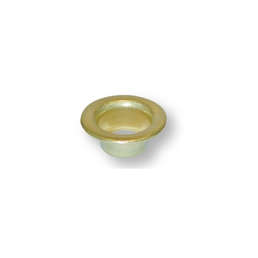[77010145] Ollao N.14 - DOBLADO (Ø16.5mm) - Latón Pulido - SIN Arandela - Bolsa 500 ud.
