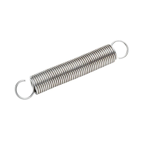 [72001502] Muelle cerrado con anillas 180mm x Ø25mm x Ø3.9mm Cincado