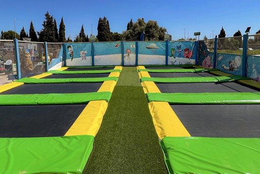 Colchoneta protección cama elástica Saltings