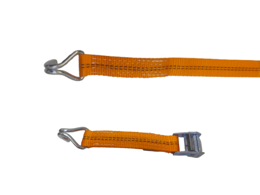 [40539351] Conjunto Tensor Hebilla de presión - 35mm - 600kg - 1.5m y 0.2m - Ganchos cerrados - 300kg - Naranja
