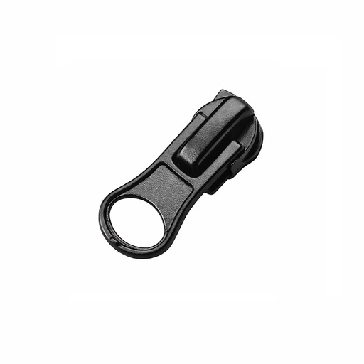 [40850357] Cursor WATERPROOF Cremallera Nylon Malla N.5 mm Metálico Tirador SIMPLE Negro