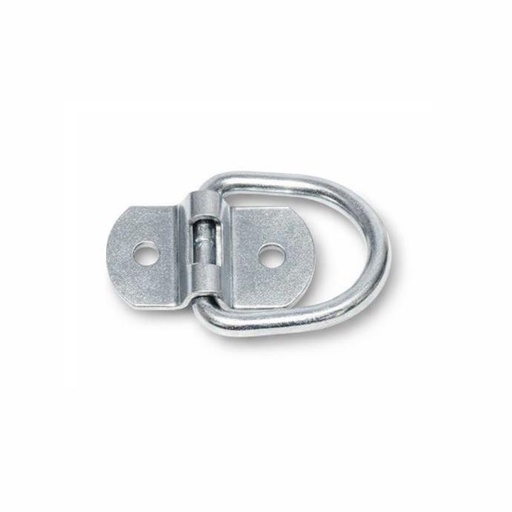 [30200251] Anilla abatible Completo - 25mm - Placa y Piquete - Hierro Galvanizado