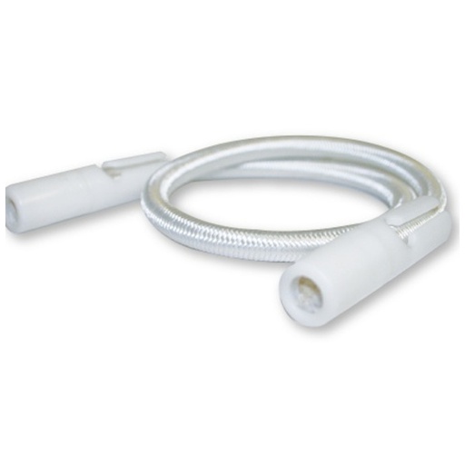 [88089280] Tensor piscina goma elástica montado 2 cánulas Blanco Ø8x500mm