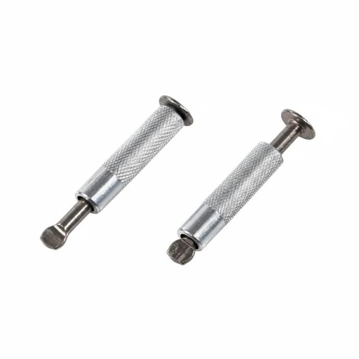 [88088200] Tornillo Anclaje Lona piscina Escamoteable ø13x60mm Acero INOXIDABLE con Taco de ALUMINIO ø10x42mm